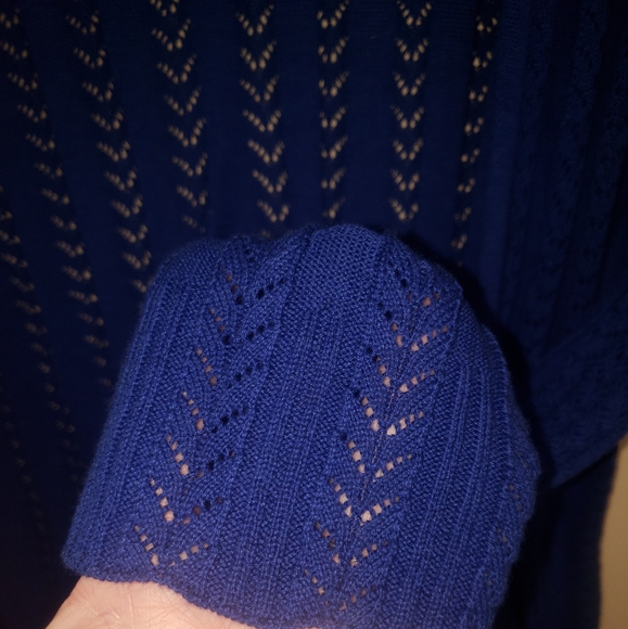 Cobalt blue cardigan - Picture 6 of 7